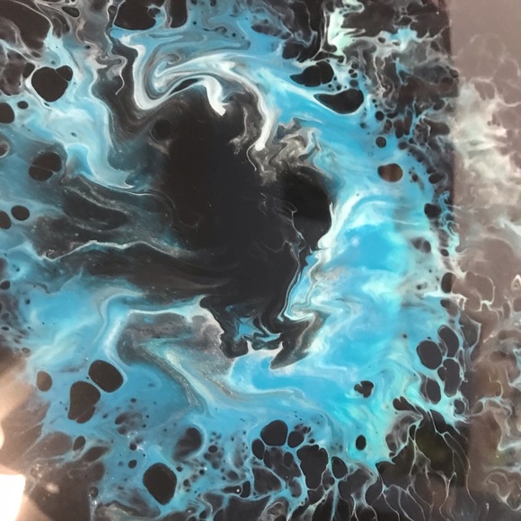 Black base blue Dutch pour art - Picture 5 of 8